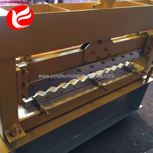 Corrugated roof tile color steel making machine price